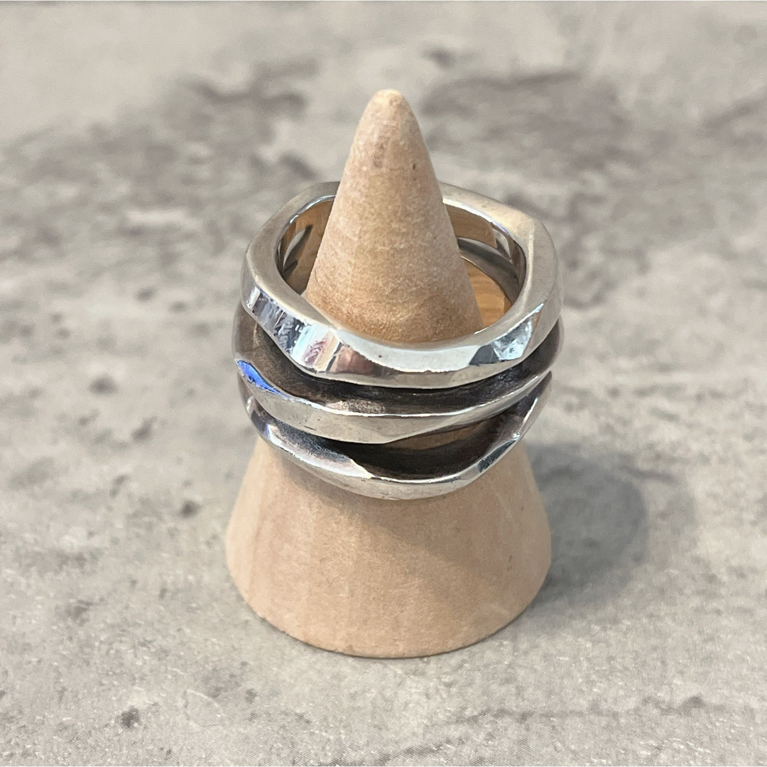 GARNI(ガルニ)の希少 美品 GARNI Narrow Ring ガルニ ナロー リング 19号 メンズのアクセサリー(リング(指輪))の商品写真