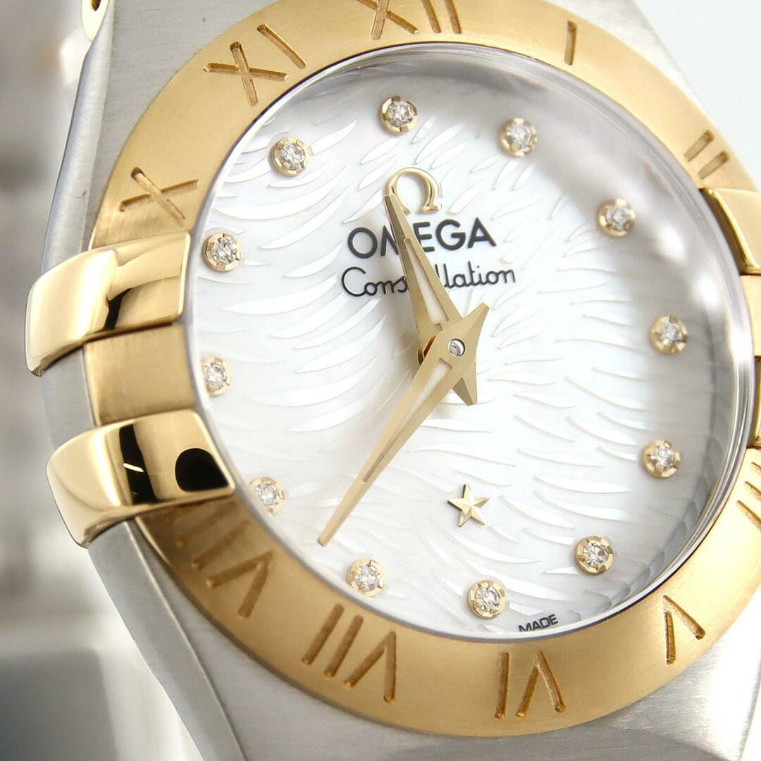 OMEGA(オメガ)の【新品】オメガ コンステレーションブラッシュ コンビ･12P 123.20.24.60.55.008 SSxYG クォーツ レディースのファッション小物(腕時計)の商品写真