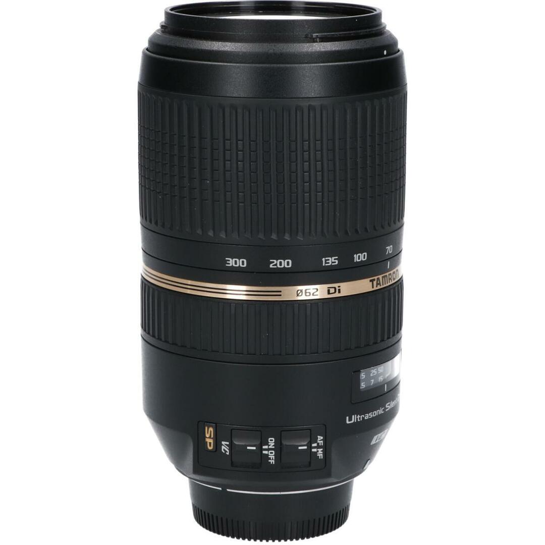 TAMRON(タムロン)のＴＡＭＲＯＮ　ニコン７０－３００ｍｍ　Ｆ４－５．６ＤＩ　ＶＣ　ＵＳＤ スマホ/家電/カメラのカメラ(レンズ(ズーム))の商品写真