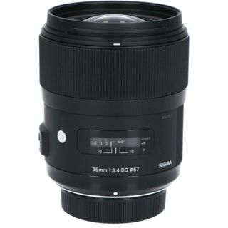 シグマ(SIGMA)のＳＩＧＭＡ　ニコン３５ｍｍ　Ｆ１．４ＤＧ　ＨＳＭ（Ａ）(レンズ(ズーム))