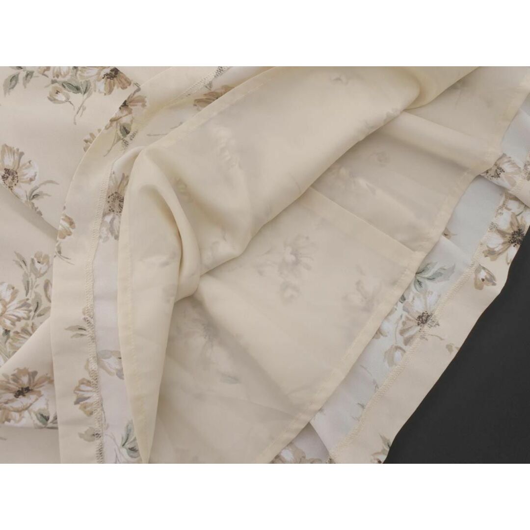 Couture Brooch(クチュールブローチ)のCouture brooch クチュールブローチ 花柄 ロング スカート size38/ベージュ ■◇ レディース レディースのスカート(ロングスカート)の商品写真