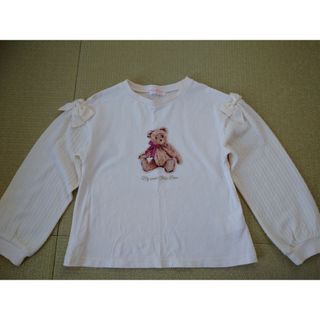 メゾピアノ(mezzo piano)のmezzo piano　長袖　ロンT  オフホワイト(Tシャツ/カットソー)