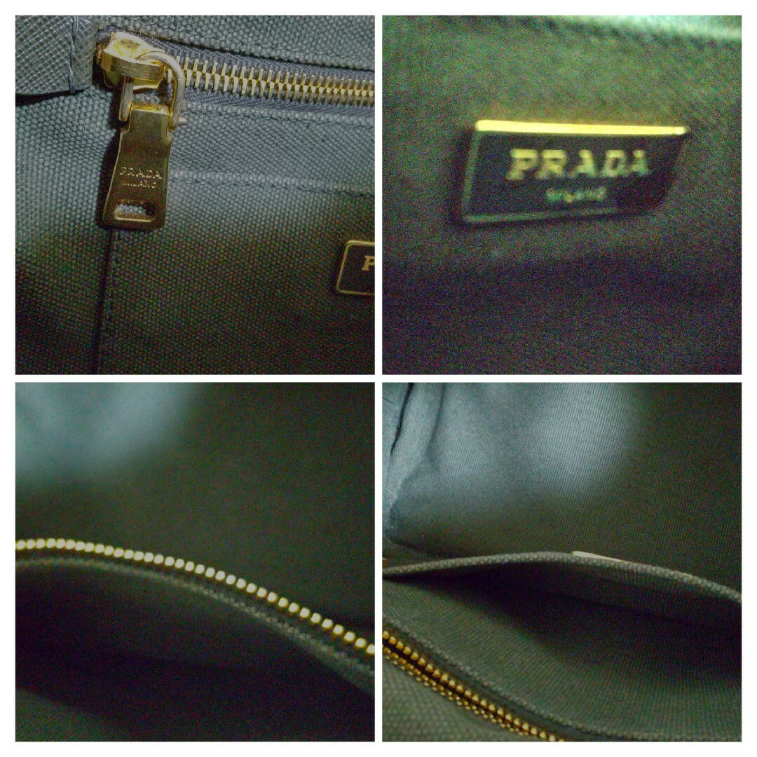 PRADA(プラダ)のPRADA/カナパ/トートバッグ/ショルダーバッグ/カーキ色 レディースのバッグ(ショルダーバッグ)の商品写真