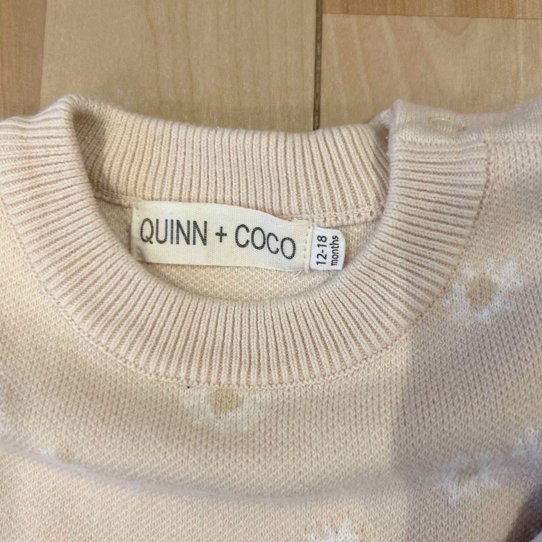 Caramel baby&child (キャラメルベビー&チャイルド)のQUINN+COCO “DAISY” KNIT ROMPER 12-18M キッズ/ベビー/マタニティのベビー服(~85cm)(ロンパース)の商品写真