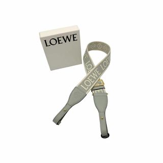 LOEWE - ⭐️美品⭐️ ロエベ アナグラム ループ ストラップ ジャガード グレー