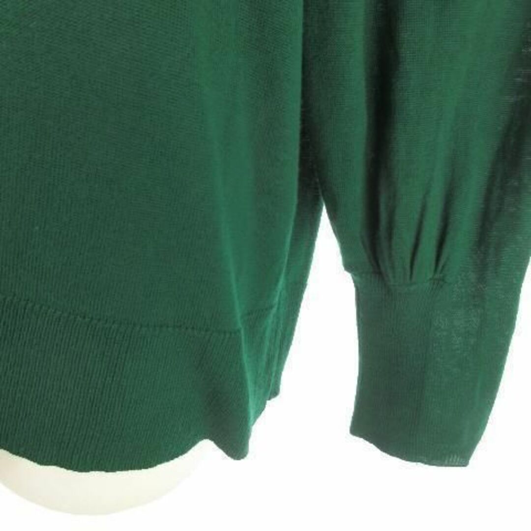 ZARA(ザラ)のザラ ニット 長袖 ドルマン ボリューム袖 M 緑 230130AO11A レディースのトップス(ニット/セーター)の商品写真
