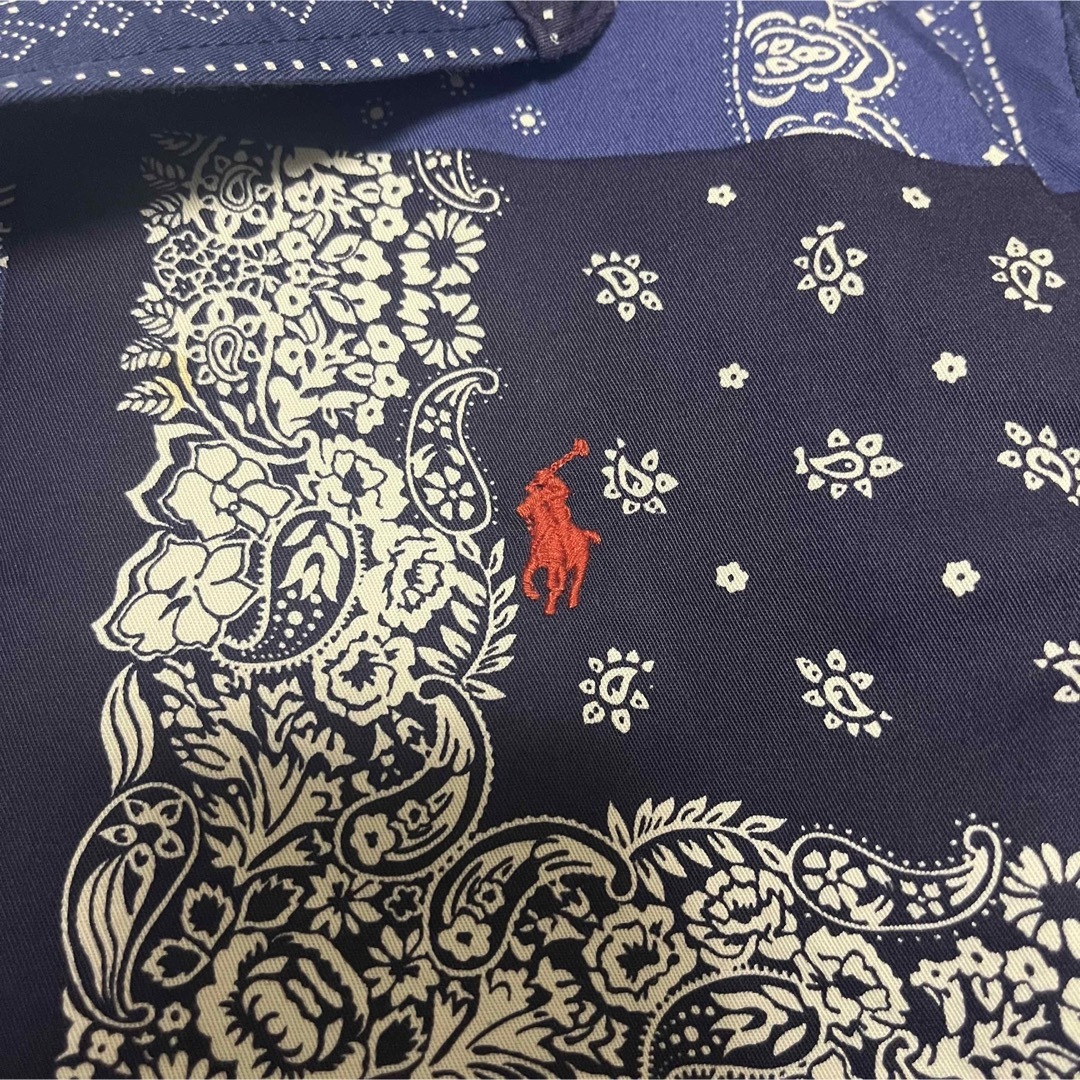 POLO RALPH LAUREN(ポロラルフローレン)のPOLO RALPHLAUREN ペイズリー アノラック パーカー 現行 XL メンズのトップス(パーカー)の商品写真