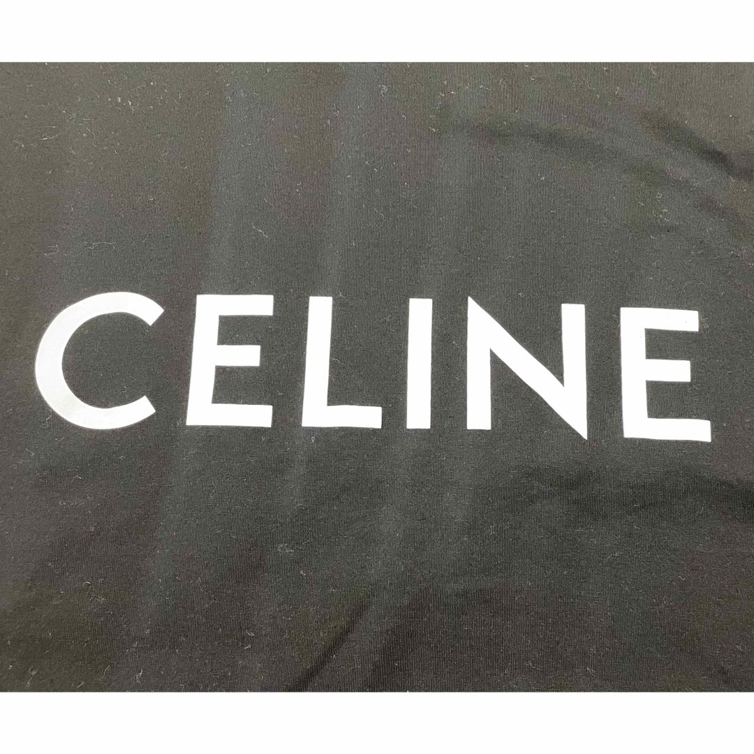 celine(セリーヌ)のCeline エディスリマン ロゴプリント Tシャツ 黒 ブラック レディースのトップス(Tシャツ(半袖/袖なし))の商品写真