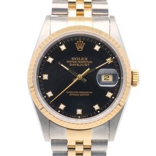 ロレックス(ROLEX)のロレックス デイトジャスト オイスターパーペチュアル 腕時計 時計 ステンレススチール 16233G 自動巻き メンズ 1年保証 ROLEX  中古(腕時計(アナログ))