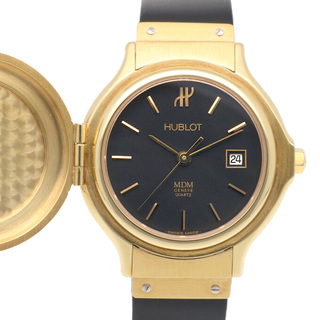 ウブロ(HUBLOT)のウブロ MDM クラシック ハンターケース 腕時計 時計 18金 K18イエローゴールド 139 11 3 クオーツ レディース 1年保証 HUBLOT  中古(腕時計)