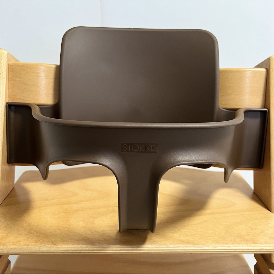 Stokke(ストッケ)のストッケ トリップトラップ STOKKE ナチュラル ベビーセット付 キッズ/ベビー/マタニティの寝具/家具(その他)の商品写真