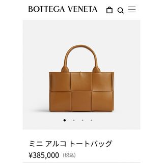 ボッテガヴェネタ(Bottega Veneta)のボッテガヴェネタ　アルコ　ミニトートバック美品(トートバッグ)