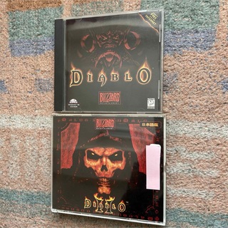 【CD-ROM】DIABLO1 DIABLO2 セット　PCゲーム(PCゲームソフト)