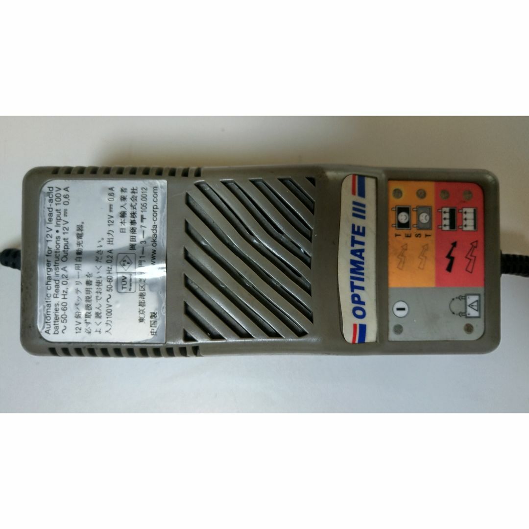オプティメイトⅢ バイク用 バッテリー充電器の通販 by にこにこ オプティメイトⅢ バイク用 バッテリー充電器の通販 by にこにこ