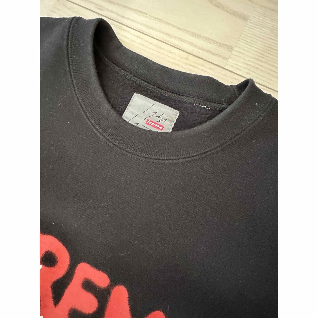 supreme×Yohji Yamamoto スウェット 黒 L supreme×Yohji Yamamoto スウェット 黒 L