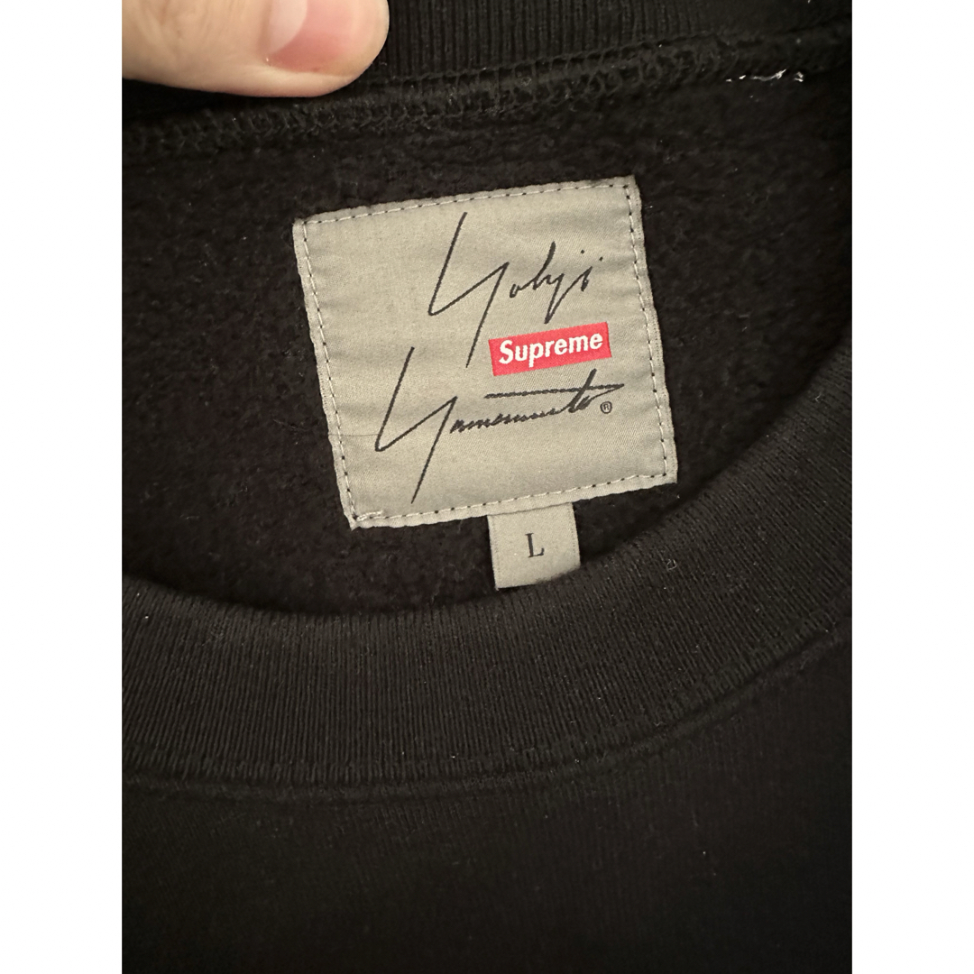 Supreme(シュプリーム)のsupreme×Yohji Yamamoto スウェット 黒 L メンズのトップス(スウェット)の商品写真