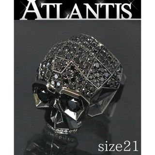 CORE JEWELS 銀座店 コアジュエルズ マスターマインド mastermind japan K10 スカル ブラックダイヤ リング 21号 94313(リング(指輪))