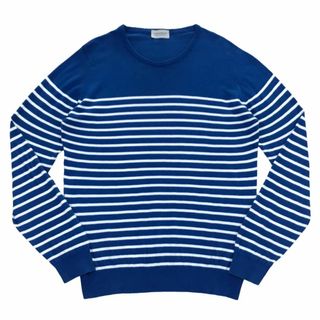 ジョンスメドレー(JOHN SMEDLEY)のJOHN SMEDLEY ジョンスメドレー 最高級コットン クルーネックセーター(ニット/セーター)