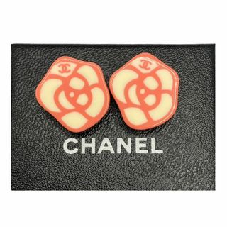 シャネル(CHANEL)の⭐️良品⭐️ シャネル 03P ココマーク カメリア イヤリング ピンク(イヤリング)