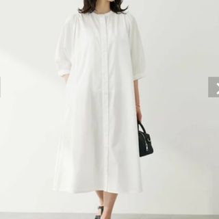 グリーンパークス(green parks)の【新品】Green Parks ロングシャツワンピース(ロングワンピース/マキシワンピース)