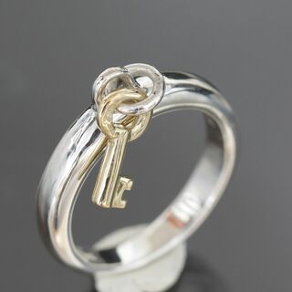 ティファニー(Tiffany & Co.)のティファニー キーモチーフ リング 12号 SV925 K18YG 指輪(リング(指輪))