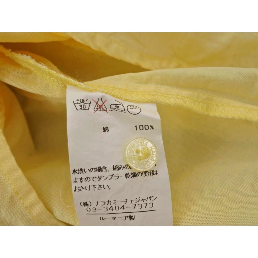 NARACAMICIE(ナラカミーチェ)のナラカミーチェ ブラウス シャツ size2/黄 ■◇ レディース レディースのトップス(シャツ/ブラウス(長袖/七分))の商品写真