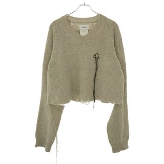 doublet ダブレット 22AW MAGNET ATTACHED KNIT PULLOVER マグネットプルオーバーニットセーター ベージュ S 22AW42KN79(ニット/セーター)