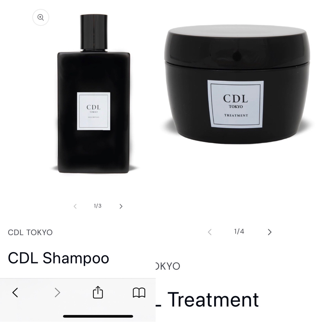 三代目 J Soul Brothers(サンダイメジェイソウルブラザーズ)の新品　定価以下　CDL TOKYO shampoo  Treatment    コスメ/美容のヘアケア/スタイリング(シャンプー/コンディショナーセット)の商品写真