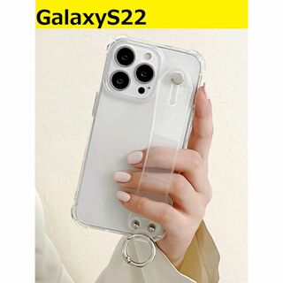 ギャラクシー(Galaxy)のGalaxyS22 ハンドストラップ ベルト リング　Galaxyケース(Androidケース)