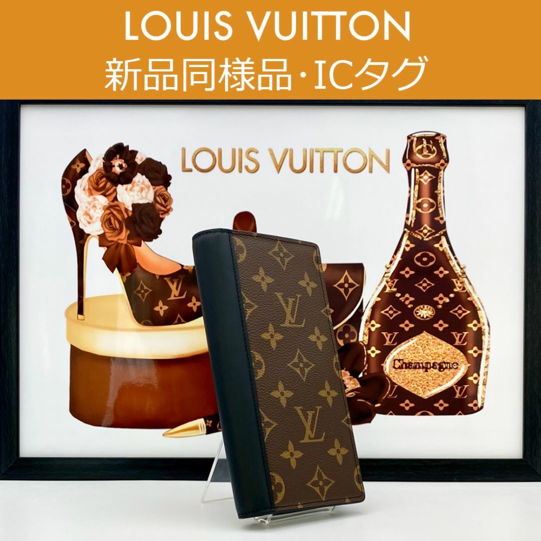 LOUIS VUITTON(ルイヴィトン)の【最高峰品】ルイヴィトン モノグラム マカサー ポルトフォイユ・ブラザ IC メンズのファッション小物(長財布)の商品写真