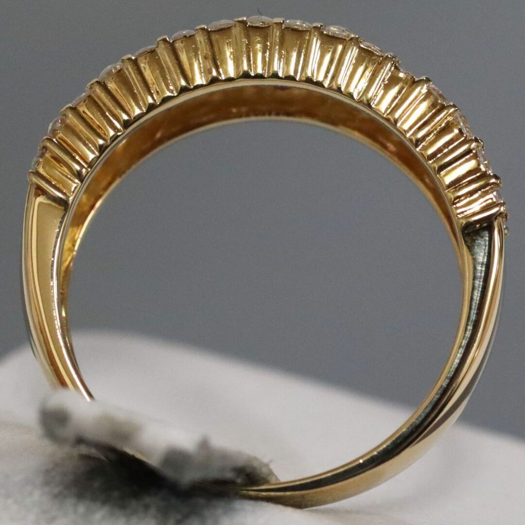 K18ルビーダイヤモンドリング D0.67 3.8g #12 レディースのアクセサリー(リング(指輪))の商品写真