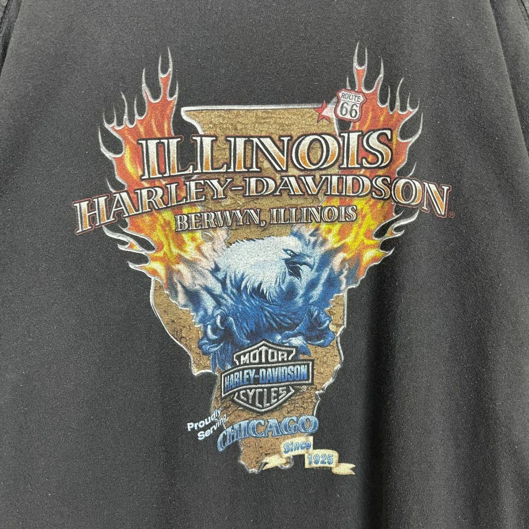 Harley Davidson(ハーレーダビッドソン)のHARLEY DAVIDSON ／ハーレーダビットソン 両面プリント Tシャツ メンズのトップス(Tシャツ/カットソー(半袖/袖なし))の商品写真