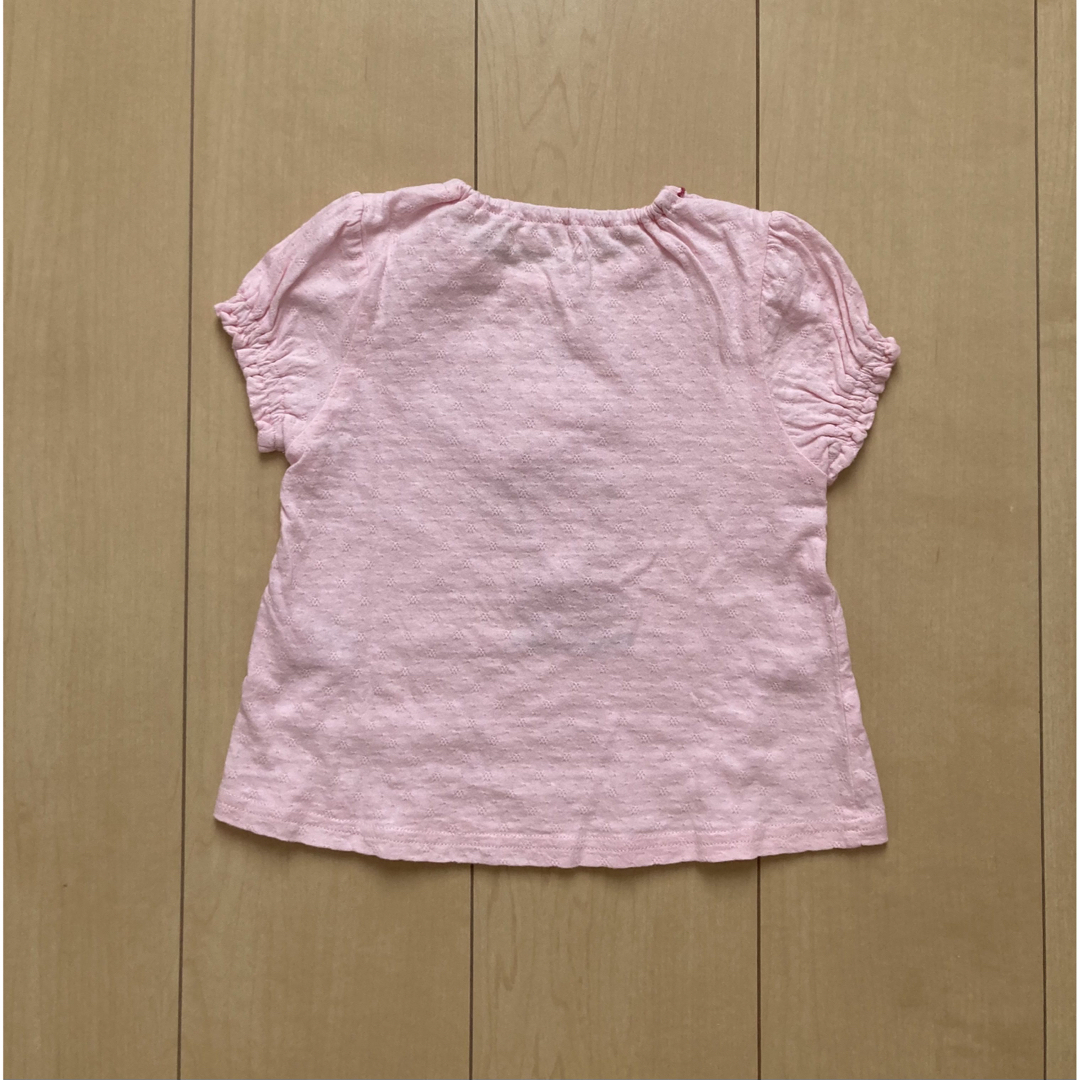 coeur a coeur(クーラクール)のクーラクール　パフェTシャツ　95  ピンク キッズ/ベビー/マタニティのキッズ服女の子用(90cm~)(Tシャツ/カットソー)の商品写真