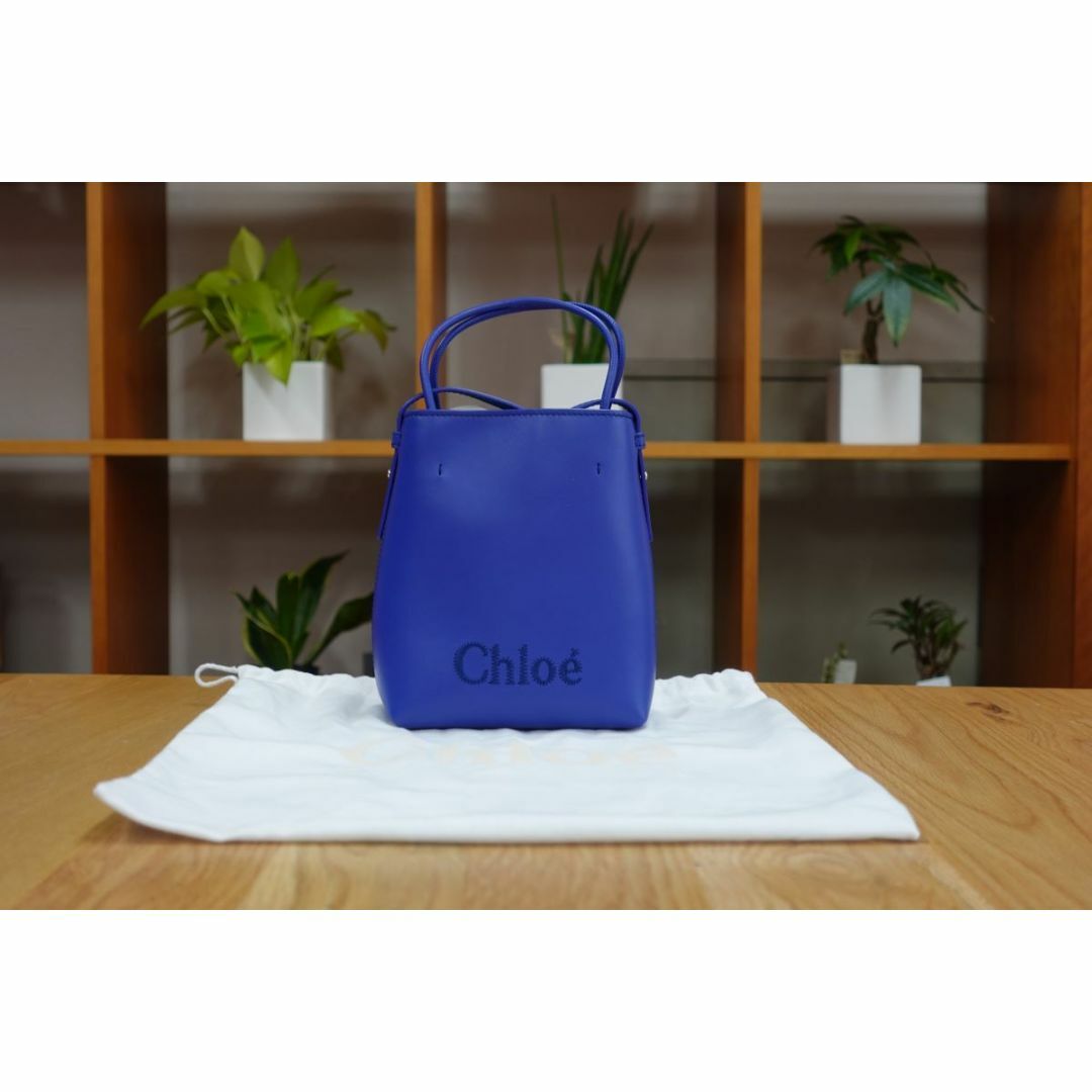 Chloe(クロエ)のChloe クロエ sense マイクロトートバッグ Blue 新品・未使用 レディースのバッグ(トートバッグ)の商品写真