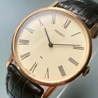 セイコー(SEIKO)の【動作品】セイコー シャリオ アンティーク 腕時計 1975年 手巻き メンズ(腕時計(アナログ))