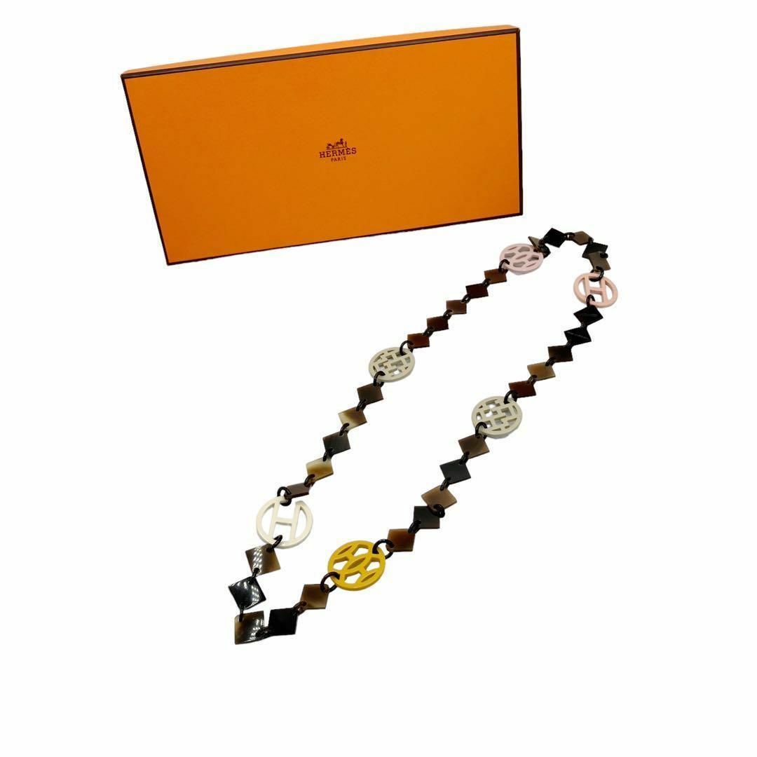 Hermes(エルメス)の⭐️美品⭐️ エルメス バッファローホーン ディーバ ロング ネックレス レディースのアクセサリー(ネックレス)の商品写真