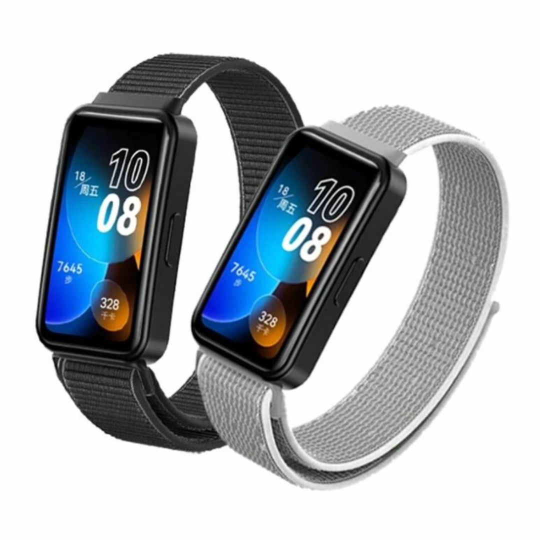 HUAWEI Band 8 ネイビー 替えベルト バンド ナイロン ループ 交換 スマホ/家電/カメラのスマホアクセサリー(モバイルケース/カバー)の商品写真