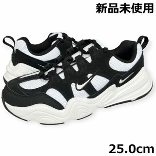 ナイキ(NIKE)の新品 ナイキ レディース テック ヘラ ホワイト ブラック 25.0cm(スニーカー)