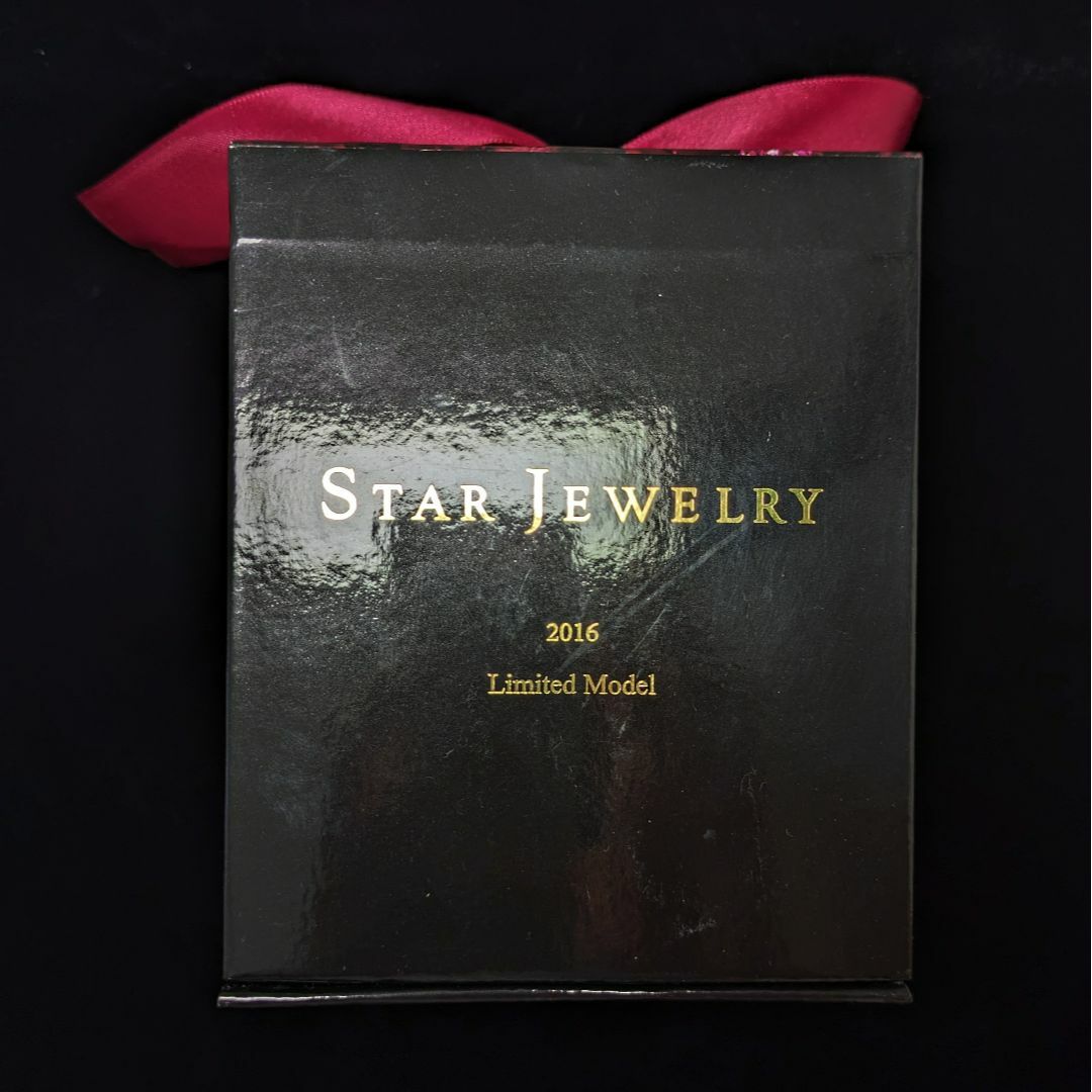 STAR JEWELRY(スタージュエリー)の817スタージュエリーダイヤ色石ネックレスK10YGイエローゴールド0.01ct レディースのアクセサリー(ネックレス)の商品写真