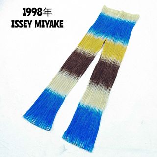 イッセイミヤケ(ISSEY MIYAKE)の★1998年 イッセイミヤケ★ プリーツパンツ タイダイ柄 プリーツプリーズ L(その他)