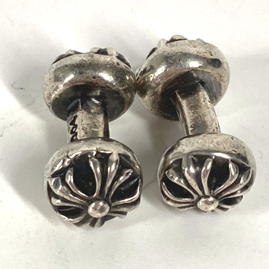 Chrome Hearts(クロムハーツ)のクロムハーツ CHROME HEARTS クロスボール ロゴ アクセサリー カフス SV925 シルバー メンズのファッション小物(カフリンクス)の商品写真