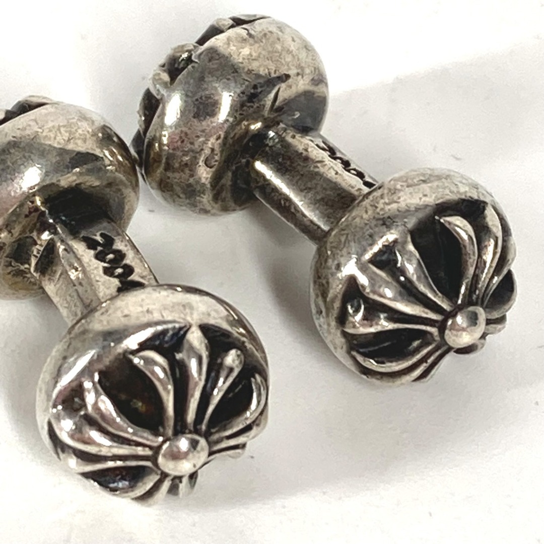 Chrome Hearts(クロムハーツ)のクロムハーツ CHROME HEARTS クロスボール ロゴ アクセサリー カフス SV925 シルバー メンズのファッション小物(カフリンクス)の商品写真