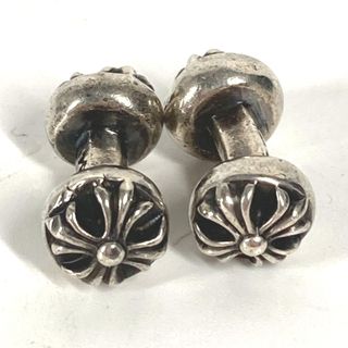 クロムハーツ(Chrome Hearts)のクロムハーツ CHROME HEARTS クロスボール ロゴ アクセサリー カフス SV925 シルバー(カフリンクス)