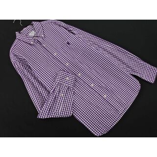 コーエン(coen)のcoen コーエン ギンガムチェック シャツ sizeL/白ｘ紫 ■◇ メンズ(シャツ)