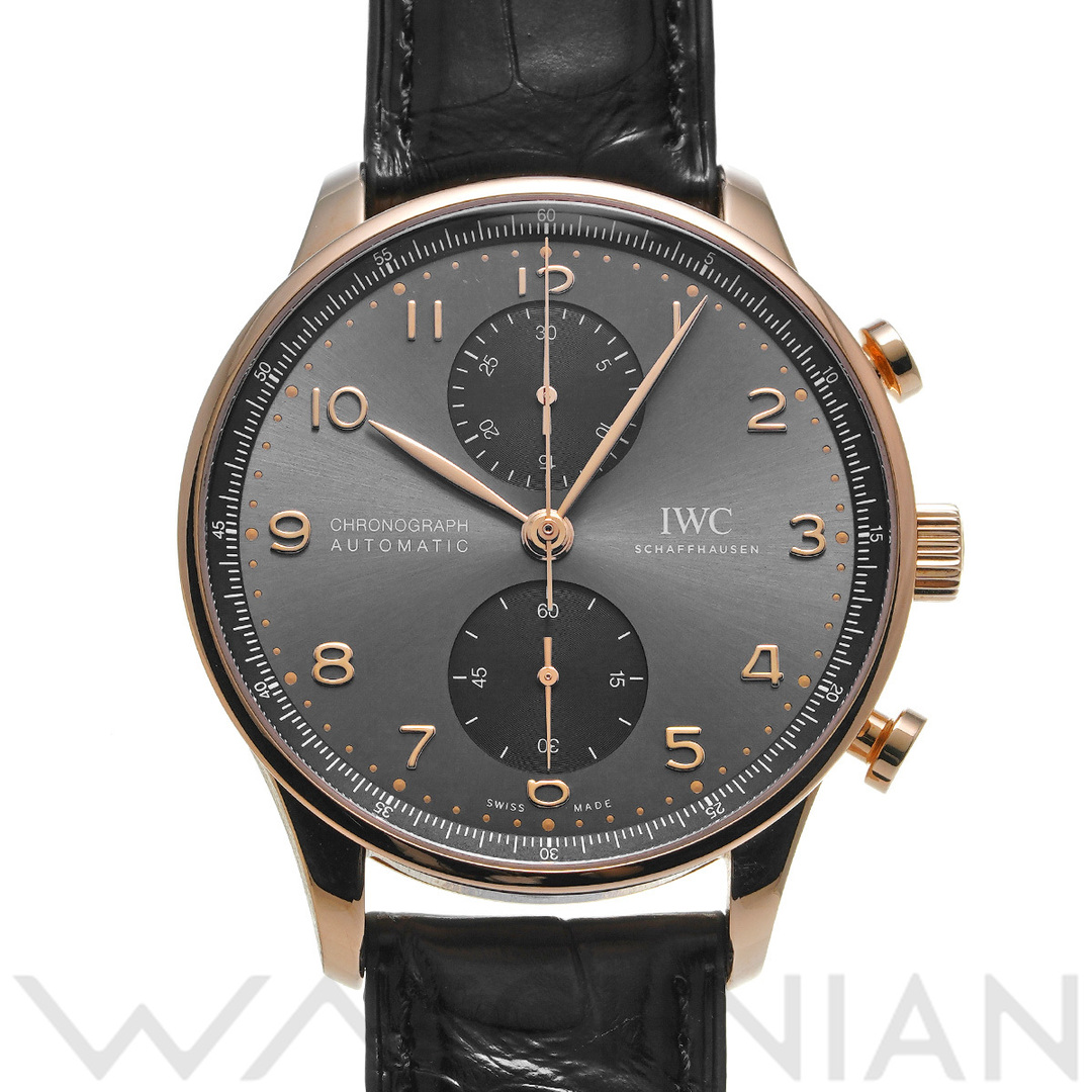 IWC(インターナショナルウォッチカンパニー)の中古 インターナショナルウォッチカンパニー IWC IW371610 スレートグレー /ブラック メンズ 腕時計 メンズの時計(腕時計(アナログ))の商品写真