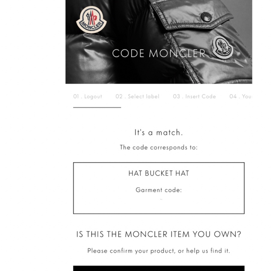 MONCLER(モンクレール)のモンクレール　バケットハット レディースの帽子(ハット)の商品写真