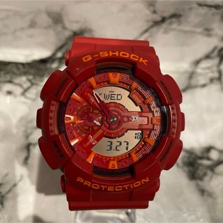 ジーショック(G-SHOCK)のCASIO G-SHOCK GA-110AC  赤 レッド カシオ Gショック(腕時計(デジタル))