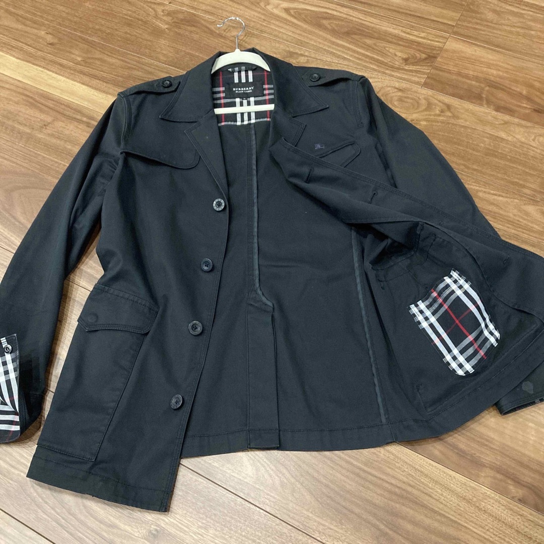 BURBERRY BLACK LABEL(バーバリーブラックレーベル)のBurberry バーバリー ブラックレーベル コットン ジャケット 刺繍ロゴ メンズのジャケット/アウター(その他)の商品写真