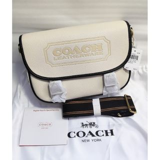 COACH - 新品 未使用 COACH コーチ ショルダーバッグ レザー ホワイト