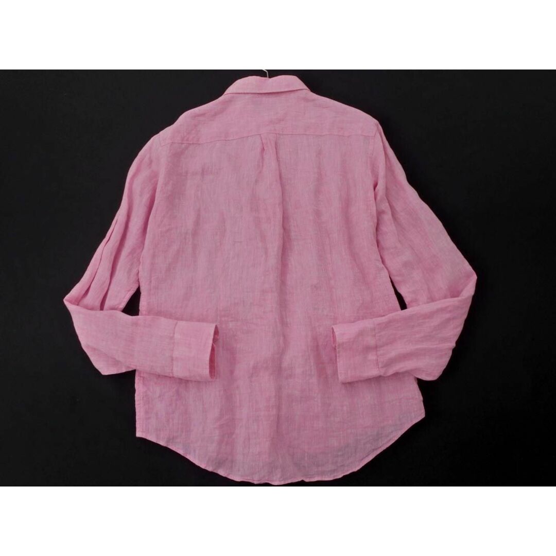 EDIFICE(エディフィス)のEDIFICE エディフィス リネン100% 長袖 シャツ size38/ピンク ■◇ メンズ メンズのトップス(シャツ)の商品写真
